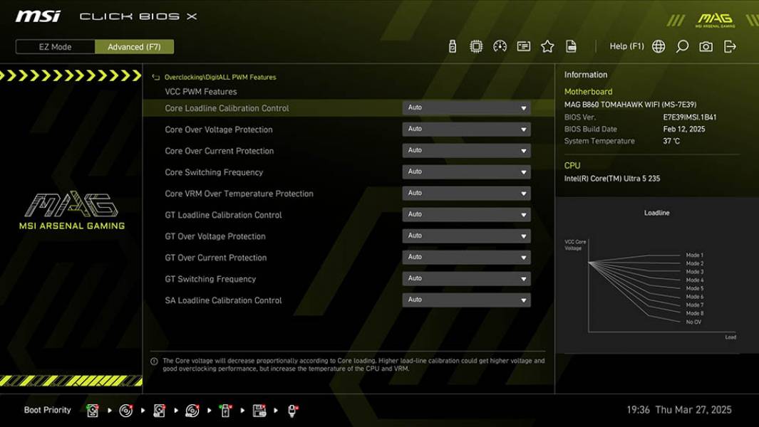 MSI MAG B860 TOMAHAWK WIFI-5